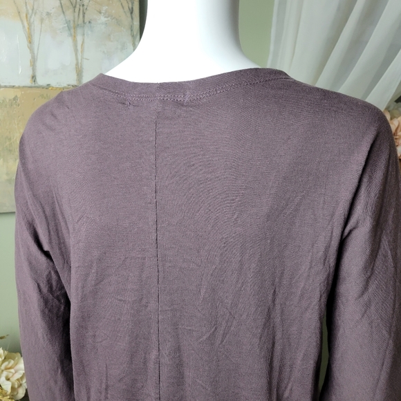 NWT Dusty Plum Purple Open Front Cardigan - Picture 5 of 10